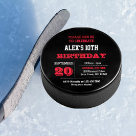 ホッケー誕生日招待状 招待状