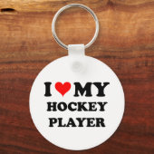 ホッケー選手が大好き キーホルダー (正面)