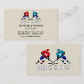 ホッケー選手との戦い 名刺 (正面/裏面)