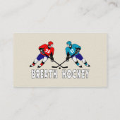 ホッケー選手との戦い 名刺 (裏面)