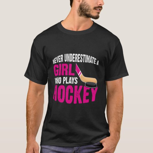 ホッケー選手のためのホッケー Tシャツ (正面)