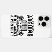 ホッケー選手の論争ギフト 楽しいホッケー Case-Mate iPhoneケース (裏面 (横))
