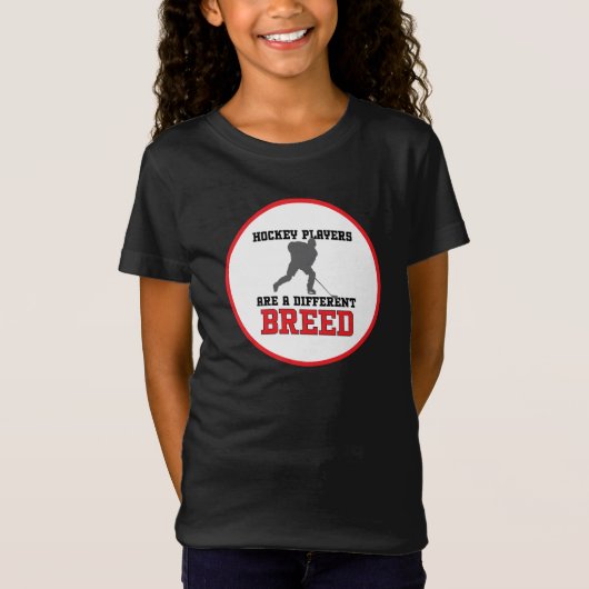 ホッケー選手は種違う類 Tシャツ (正面)