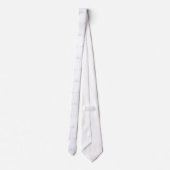 ホッケー選手及びファンのための心拍のホッケー ネクタイ (裏面)