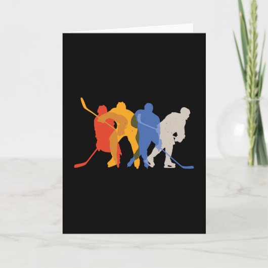 ホッケー選手 カード (正面)