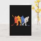 ホッケー選手 カード (黄色い花)