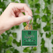 ホッケー選手、キーホルダーのためのパーソナライズなギフト キーホルダー (手)