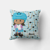 ホッケー選手 クッション (裏面)