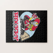 ホッケー選手 ジグソーパズル (横)