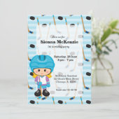 ホッケー選手 招待状 (スタンド正面)