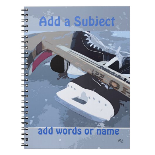 ホッケー2ノートブック ノートブック (正面)