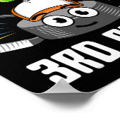 ホッケー3年生新学期ボーイズキッズガールズテ ポスター (角)