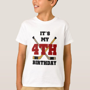 ホッケー4th誕生日Tシャツとギフト Tシャツ
