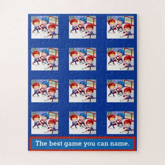 ホッケー-あなたが示すことができる最も最高のなゲーム ジグソーパズル (縦)