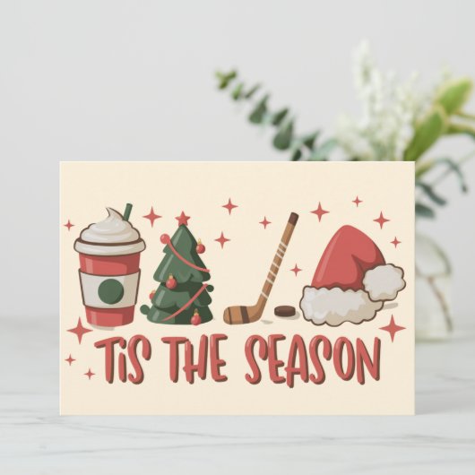 ホッケー ウィンター スポーツ ホリデー シーズン到来！ シーズンカード (スタンド正面)