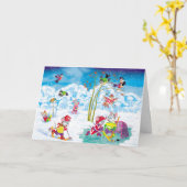 ホッケー カード (黄色い花)