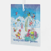 ホッケー ガラスオーナメント (正面左)