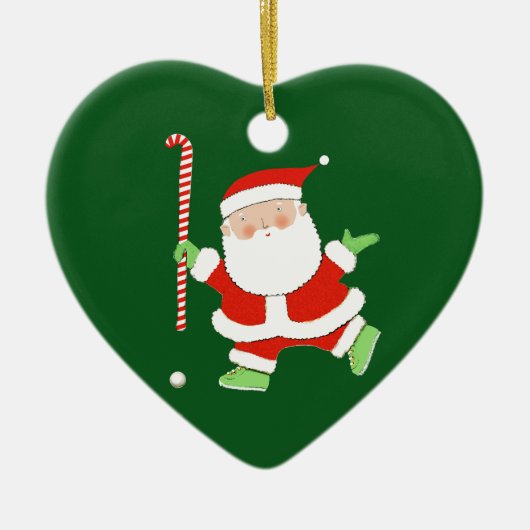 ホッケー クリスマスコレクション セラミックオーナメント (正面)