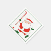 ホッケー クリスマス スタンダードカクテルナプキン (角)