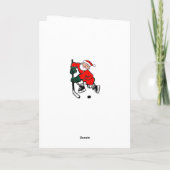 ホッケー クリスマス ホリデーカード (裏面)
