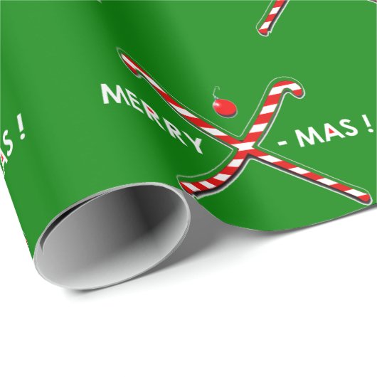 ホッケー クリスマス ラッピングペーパー (ロールコーナー)