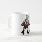 ホッケー コーヒーマグカップ (正面左)