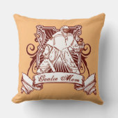 ホッケー·ゴアリー·マムの名前と番号 クッション (正面)