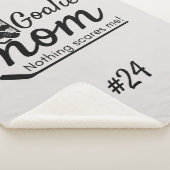 ホッケー·ゴアリー·マム·リンク·ギア·ブランケット·グレー シェルパブランケット (3/4)