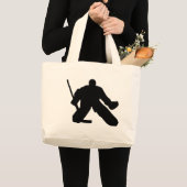 ホッケー-ゴールキーパー ラージトートバッグ (正面(商品))