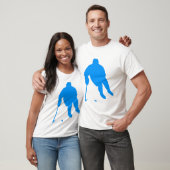 ホッケー シルエット Tシャツ (ユニセックス)