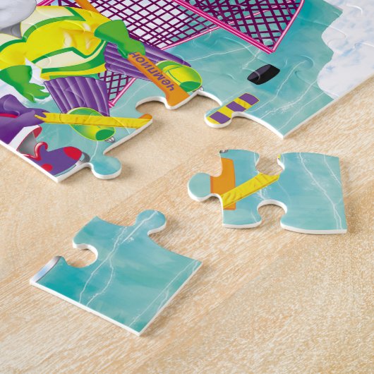 ホッケー ジグソーパズル (側面)