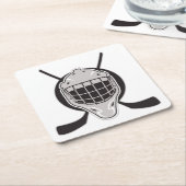 ホッケー スクエアペーパーコースター (アングル)