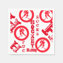 ホッケー スタンダードカクテルナプキン