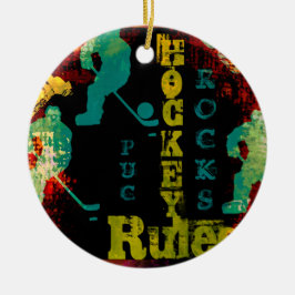 ホッケー セラミックオーナメント