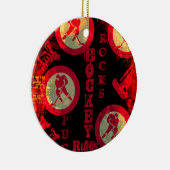 ホッケー セラミックオーナメント (右)