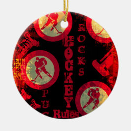 ホッケー セラミックオーナメント