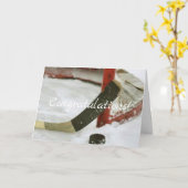 ホッケー ネット ゴール カード (黄色い花)