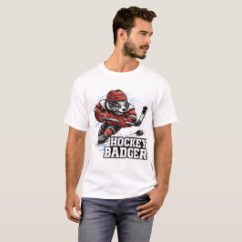 ホッケー・バッドジャー - 氷上の猛者 Tシャツ