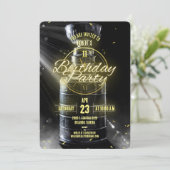 ホッケー パーティー テーマ オーダーメイド フォト 招待状 (スタンド正面)