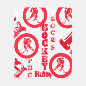 ホッケー フリースブランケット (正面)