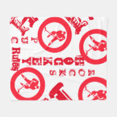 ホッケー フリースブランケット (正面(横))