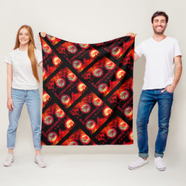 ホッケー フリースブランケット