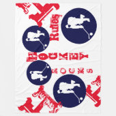 ホッケー フリースブランケット (正面)