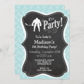 ホッケー;ベビーブルーサークル 招待状 (正面/裏面)