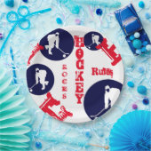 ホッケー ペーパープレート (パーティー)