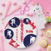 ホッケー ペーパープレート (パーティー)