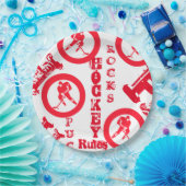 ホッケー ペーパープレート (パーティー)