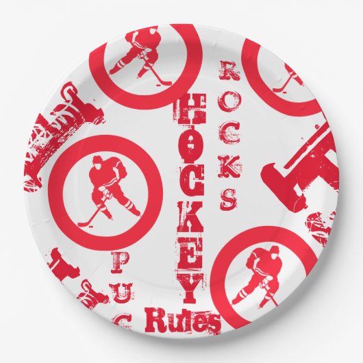 ホッケー ペーパープレート (正面)