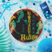 ホッケー ペーパープレート (パーティー)