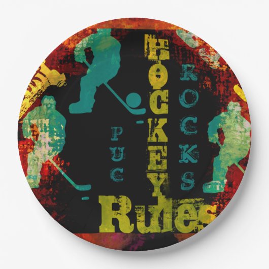 ホッケー ペーパープレート (正面)